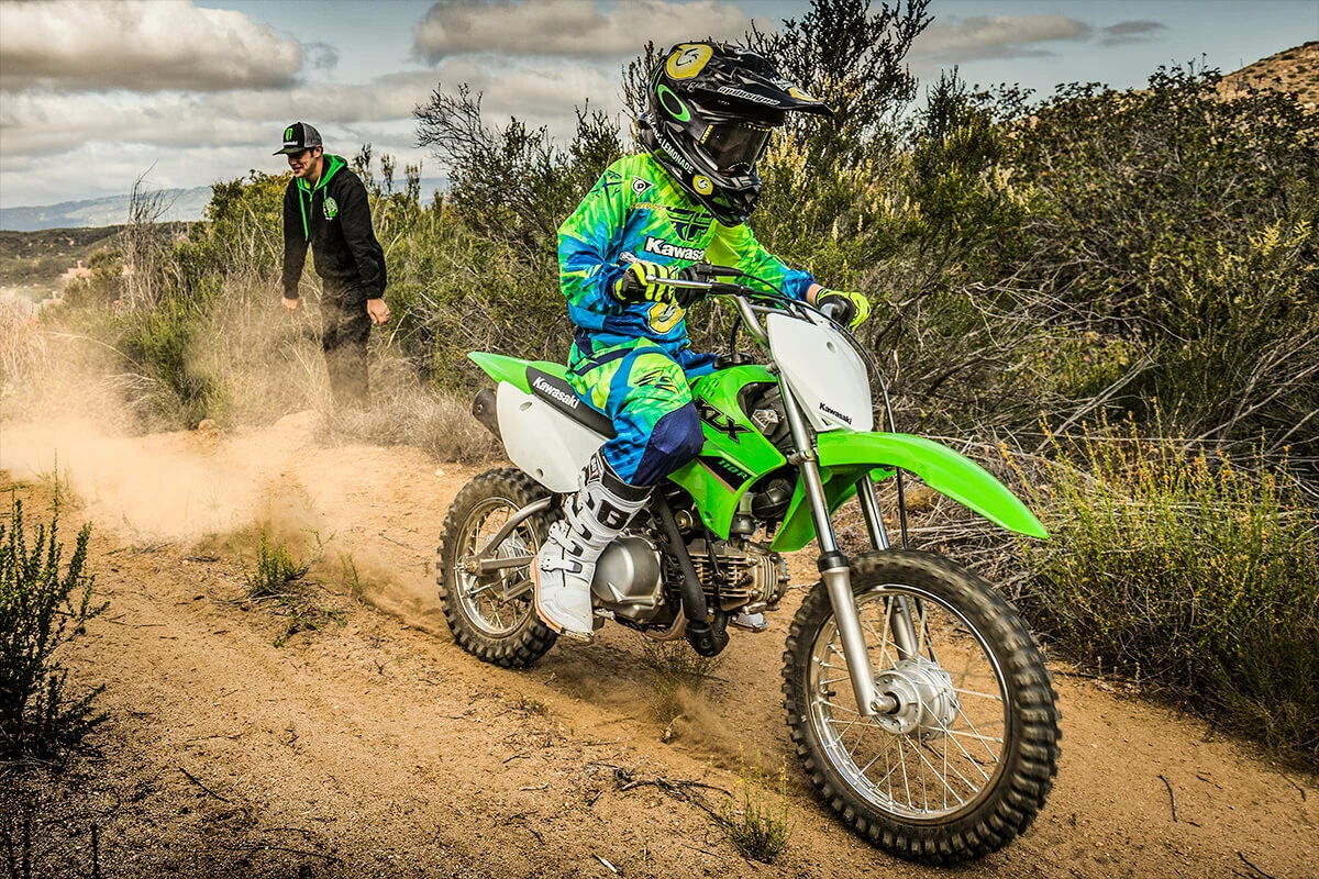 Kawasaki KLX110R (MY22) | Brisbane Motorcycles Lime Green 6 Kawasaki KLX110R (MY22) | Brisbane Motorcycles Lime Green - Image 6