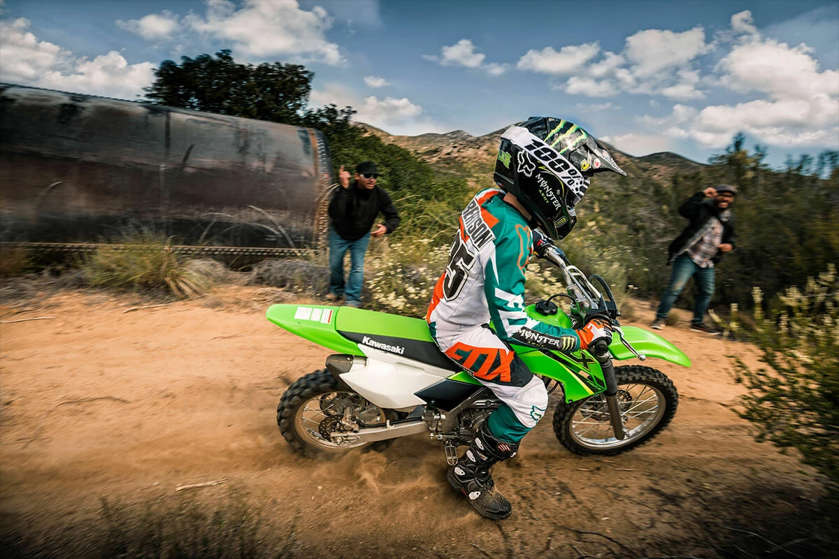 Kawasaki KLX140R (MY22) | Brisbane Motorcycles Lime Green 5 Kawasaki KLX140R (MY22) | Brisbane Motorcycles Lime Green - Image 5