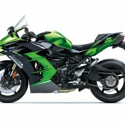 Kawasaki Ninja H2 SX (MY22) | Brisbane Motorcycles Emerald Blazed Green / Metallic Diablo Black -Bikes popular shop KAW NIN H2SX MY22 1 8