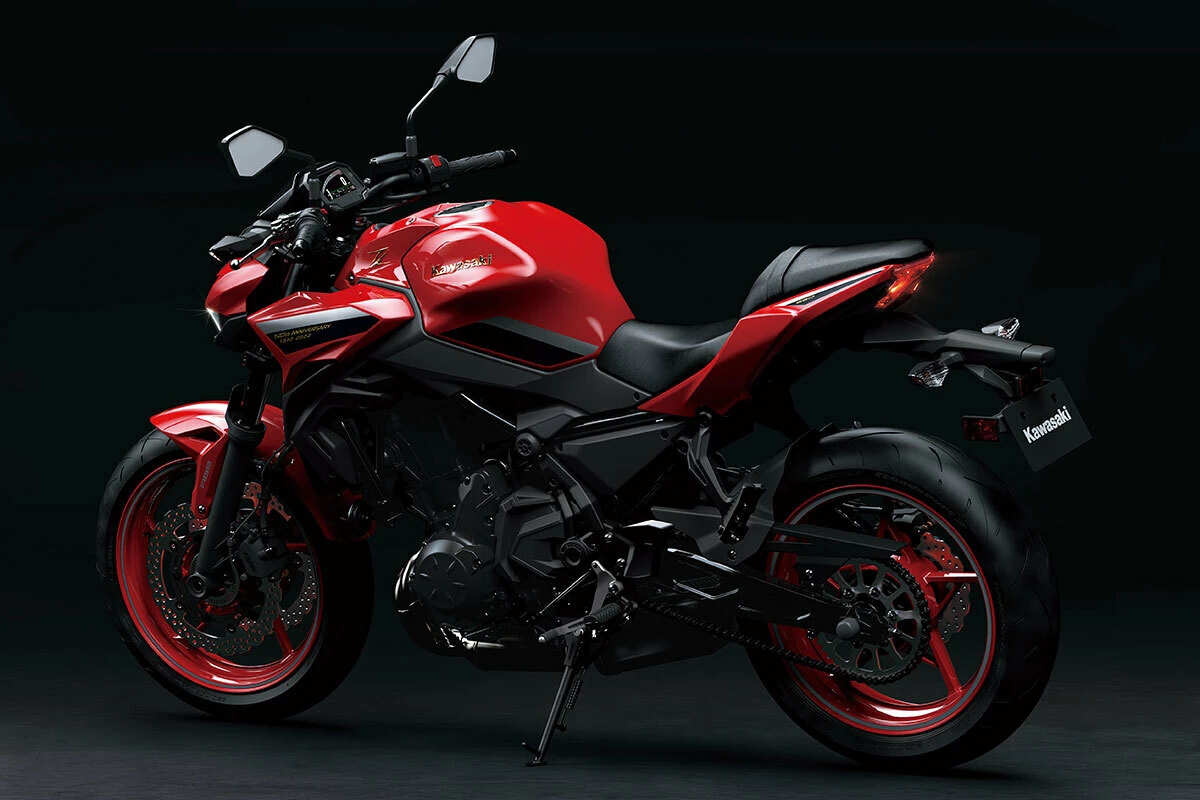 Kawasaki Z650 50th Anniversary (LAMS) (MY22) | Brisbane Motorcycles Firecracker Red 6 Kawasaki Z650 50th Anniversary (LAMS) (MY22) | Brisbane Motorcycles Firecracker Red - Image 6